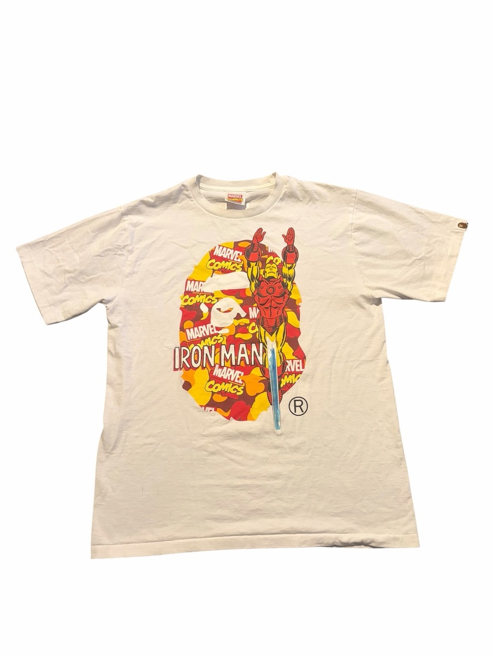 Bape marvel Ironman men’s L shirt